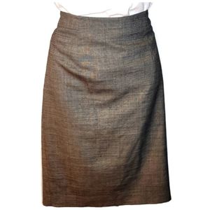 Ann Taylor Size 6 Business Skirt Brown